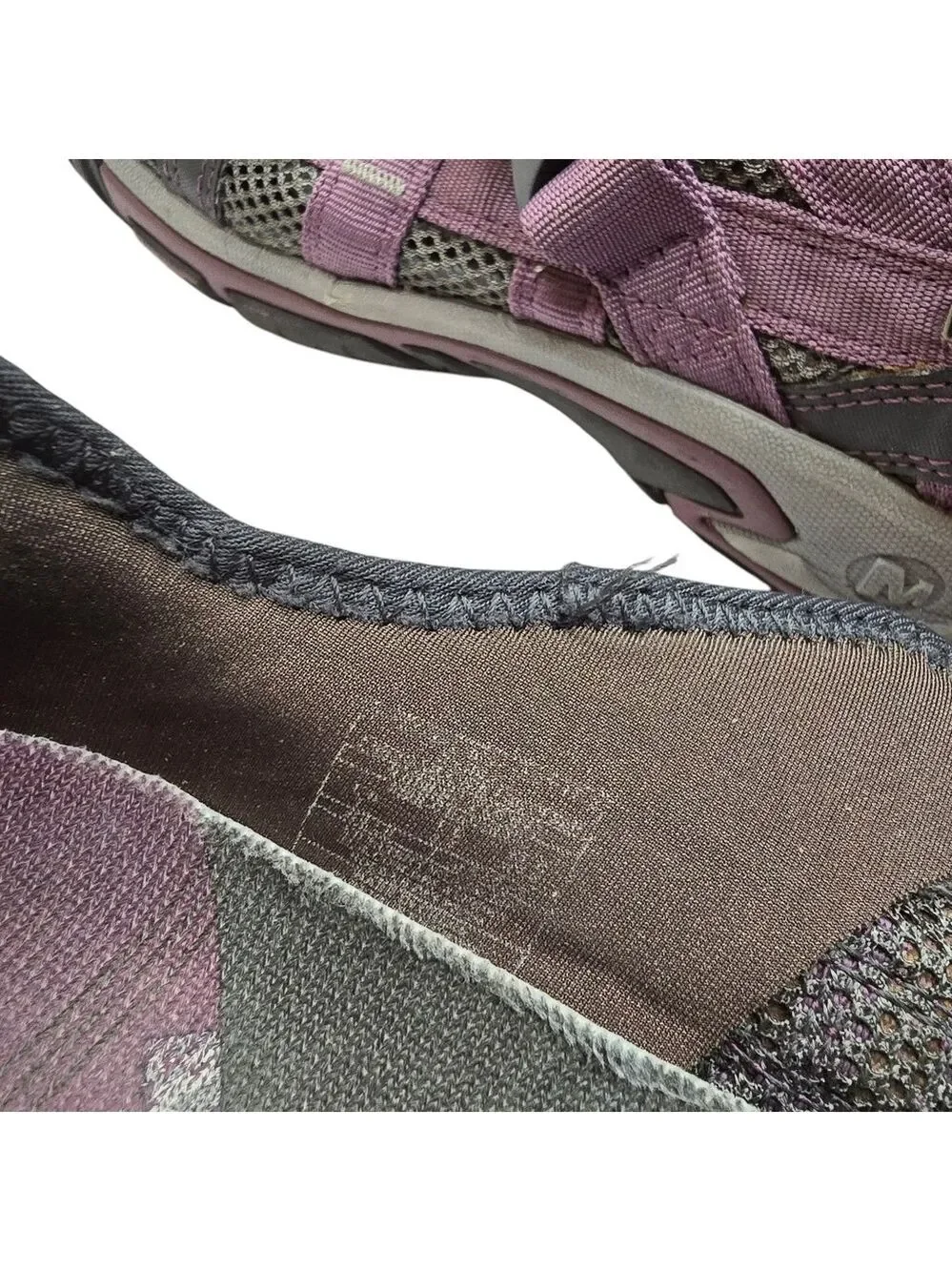 Merrell Purple Black Sandals 8